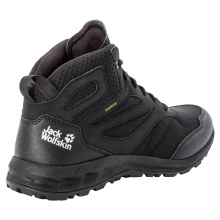 Jack Wolfskin Wanderschuhe Woodland Texapore Mid (Tagestouren, wasserdicht) schwarz Herren